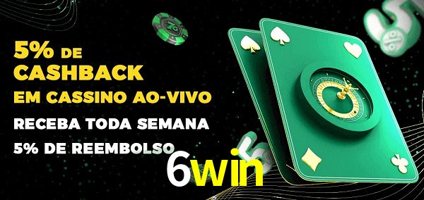 Promoções do cassino ao Vivo 6win