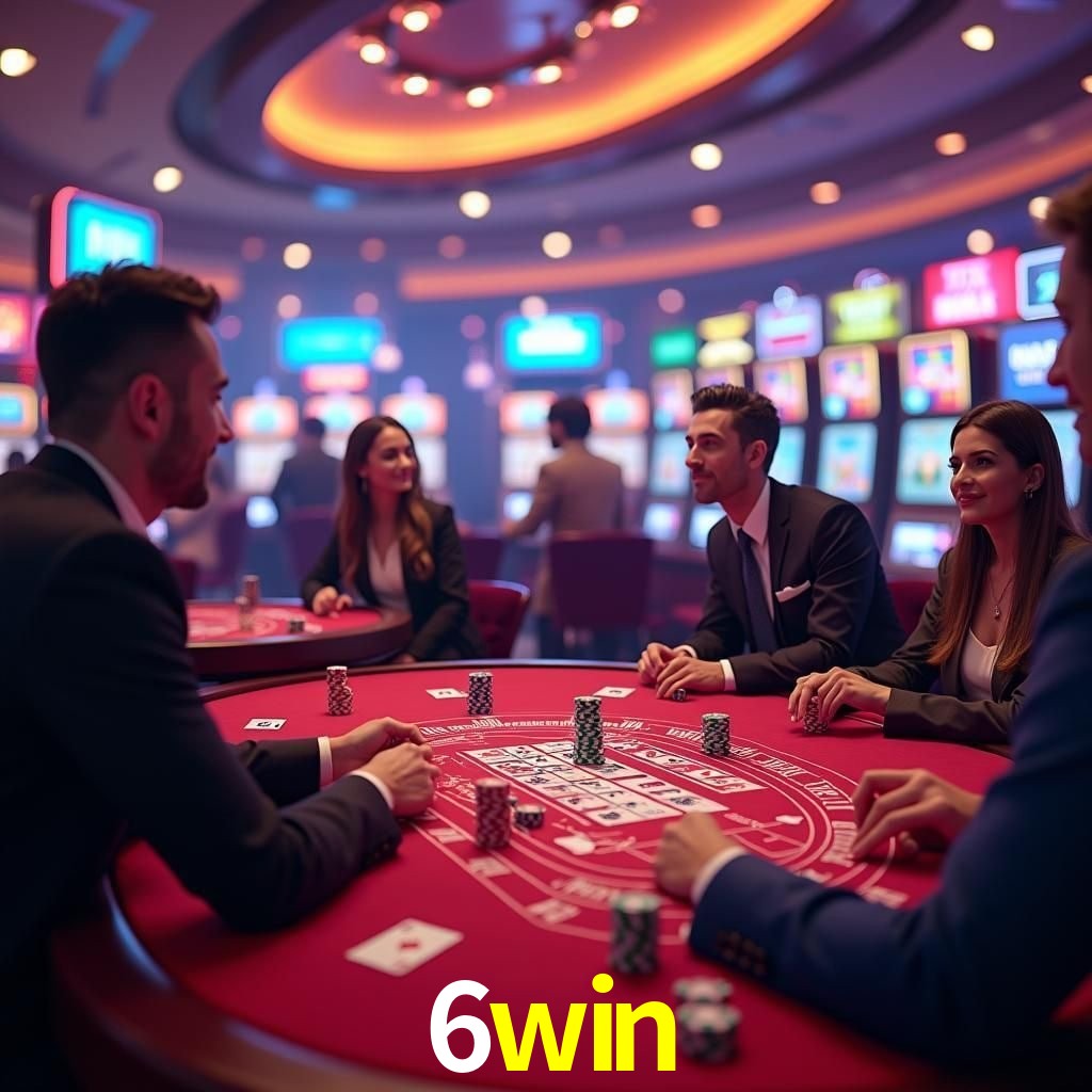 Mesa de Blackjack 6win